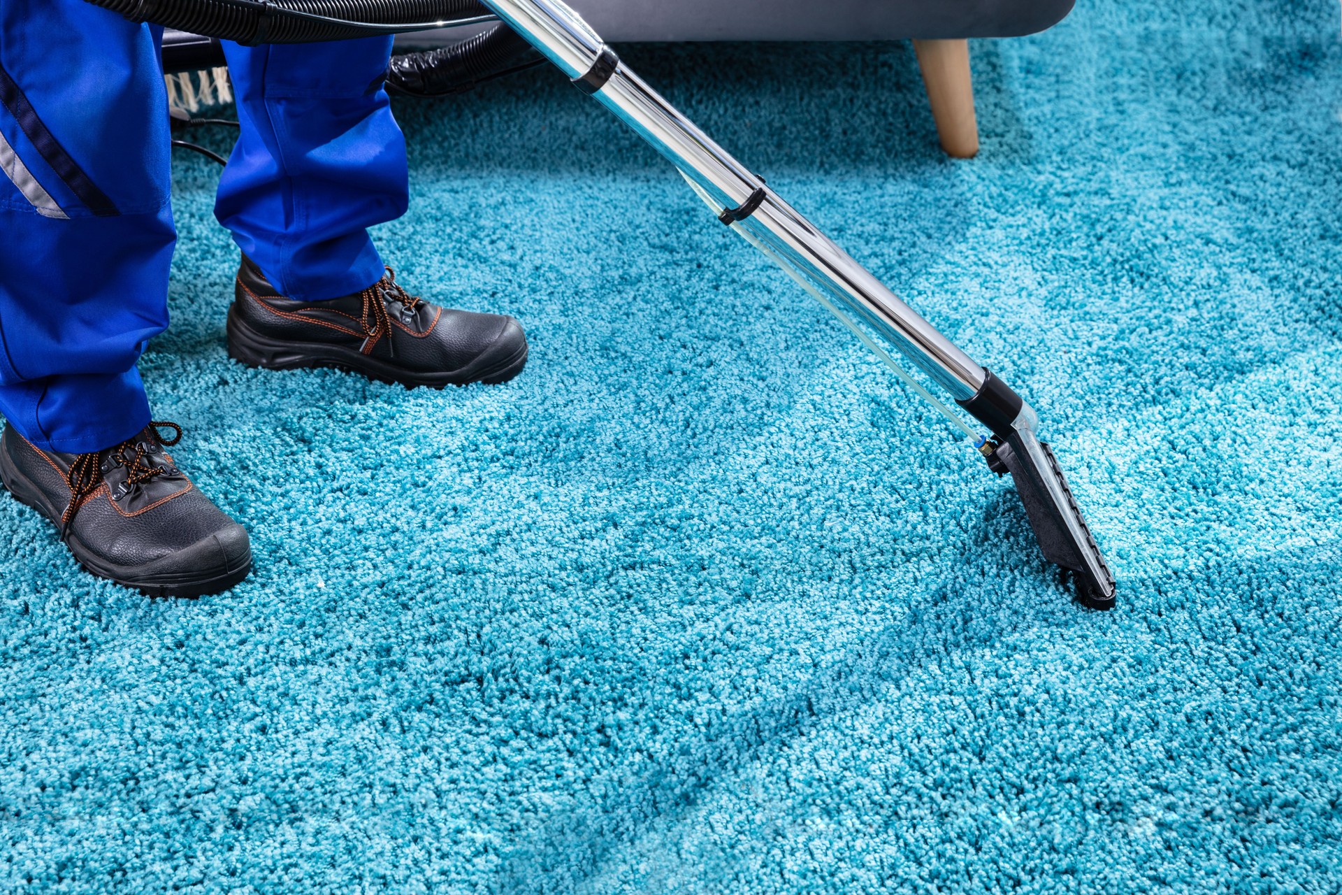 Vacuum Cleaner On Carpet